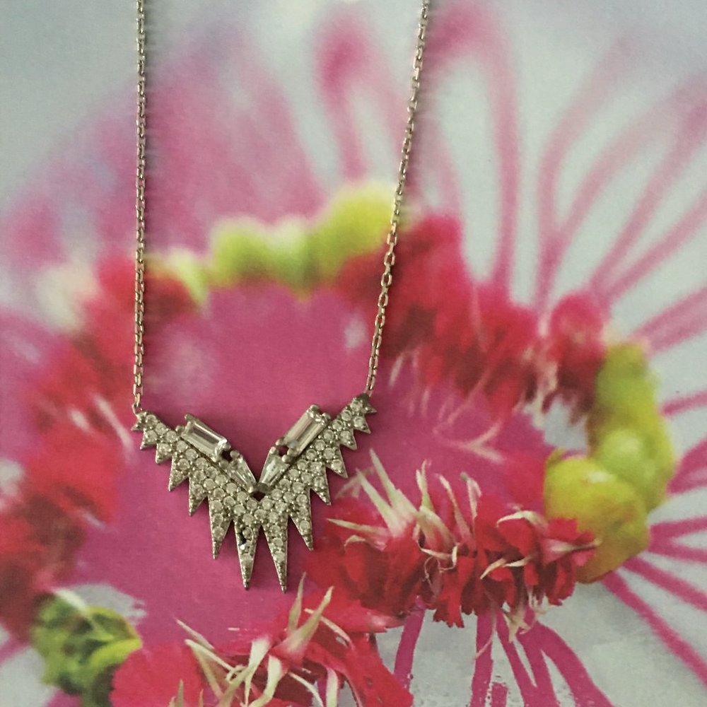NWT Icicle Sterling Silver Necklace